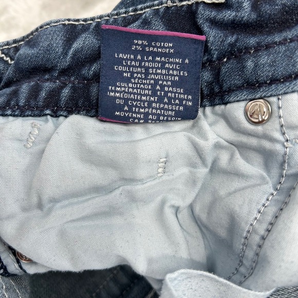 VIGOSS Womens Chelsea Flare Jeans Dark Wash Embellished Pockets Size 5/6 - Picture 9 of 12